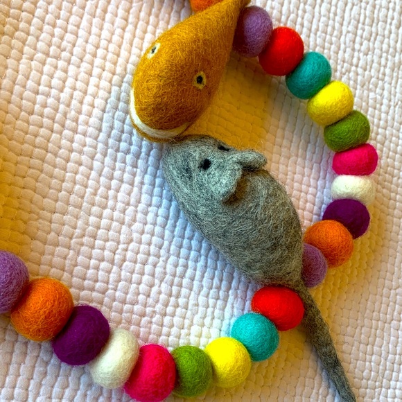 Here Here Kitty Felt Mouse Cat Toy Set - Picture 11 of 16